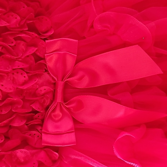 Little girls red tutu, never worn missing tags. - Picture 4 of 6